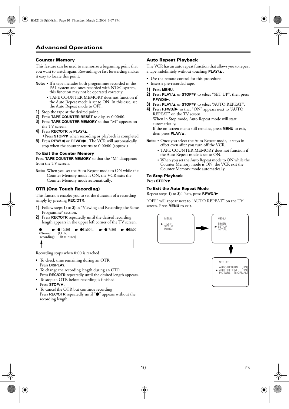 FUNAI VHS 31B-254 User Manual | Page 10 / 16