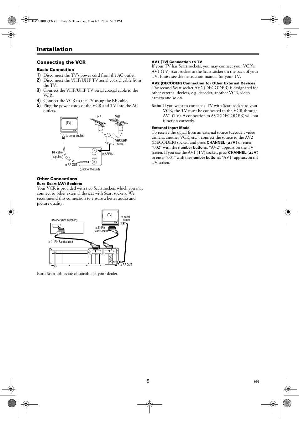 FUNAI VHS 31B-254 User Manual | Page 5 / 16