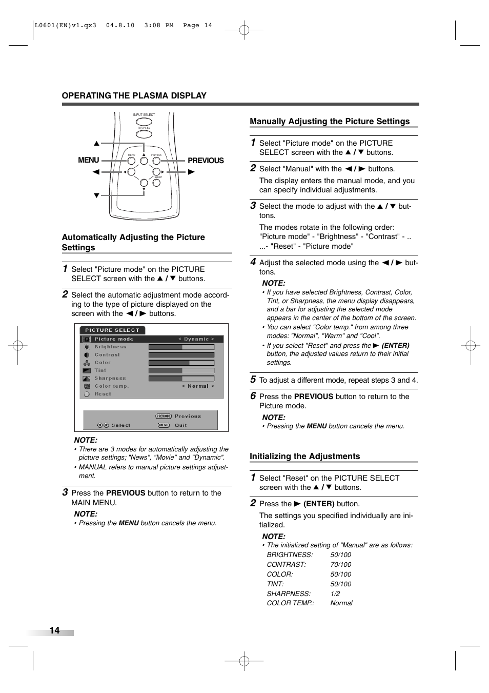 FUNAI 6842PE User Manual | Page 14 / 28