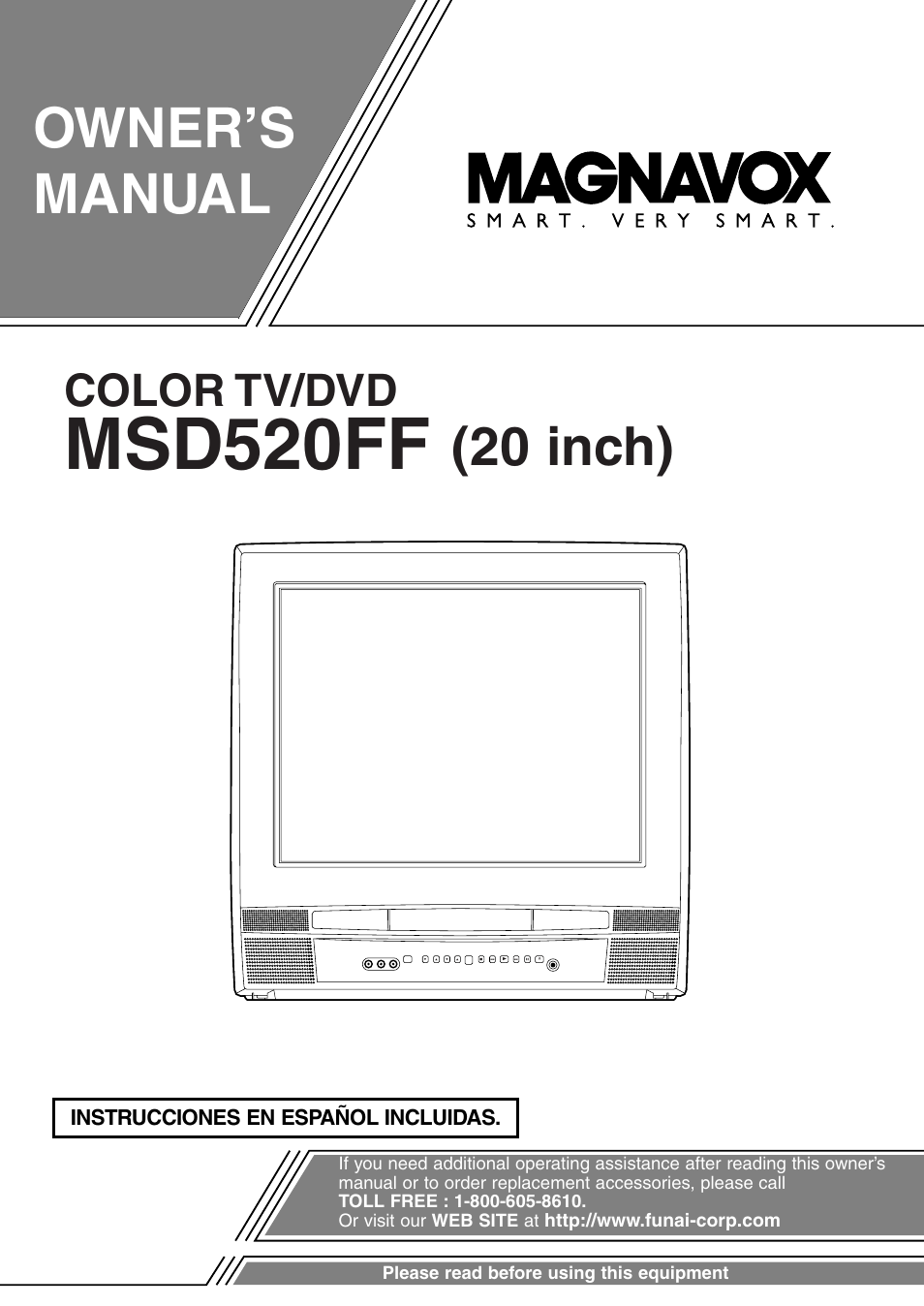 FUNAI MSD520FF User Manual | 40 pages