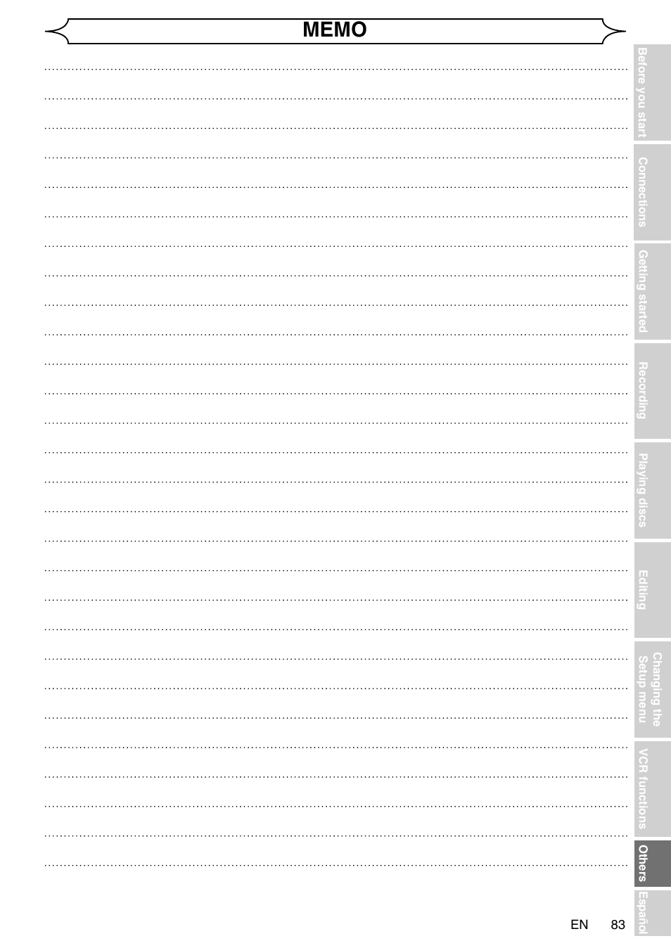 FUNAI SV2000 WV20V6 User Manual | Page 83 / 90