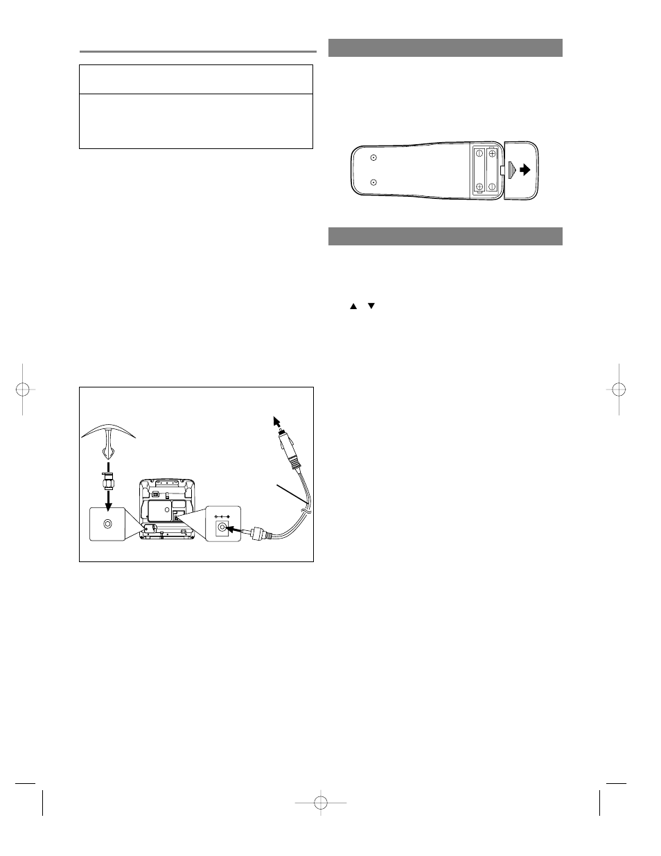 Instalación de las pilas modo de entrada externa | FUNAI F3809C User Manual | Page 30 / 32