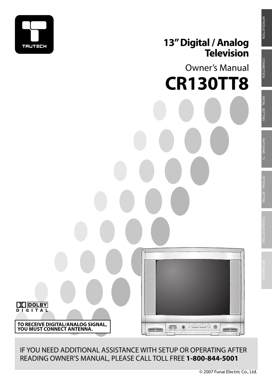 FUNAI CR130TT8 User Manual | 78 pages