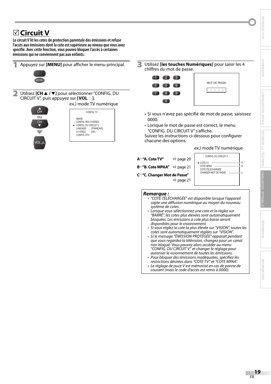 Circuit v | FUNAI CR130TT8 User Manual | Page 45 / 78