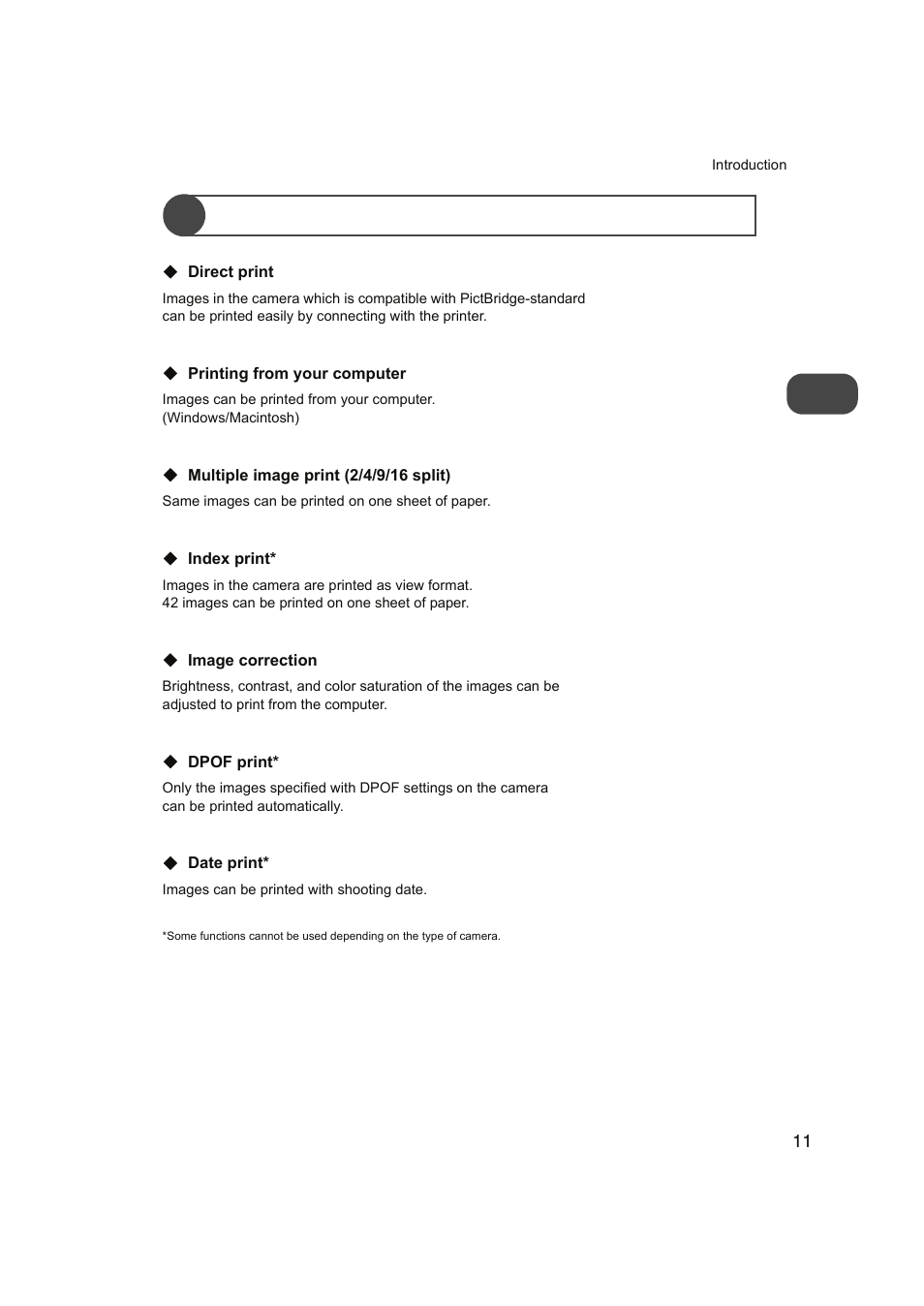 Features | FUNAI FDP-100 User Manual | Page 11 / 45