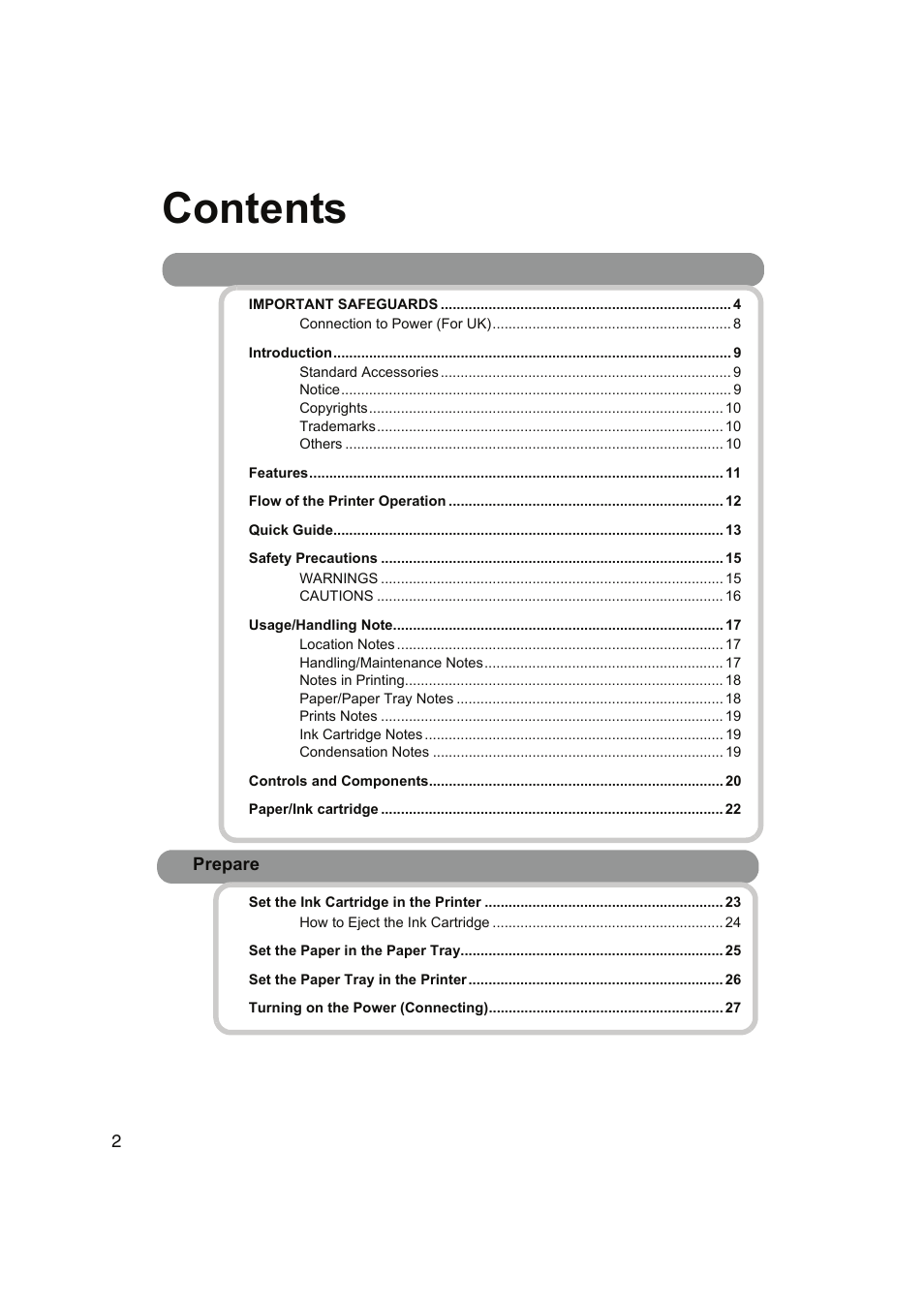FUNAI FDP-100 User Manual | Page 2 / 45