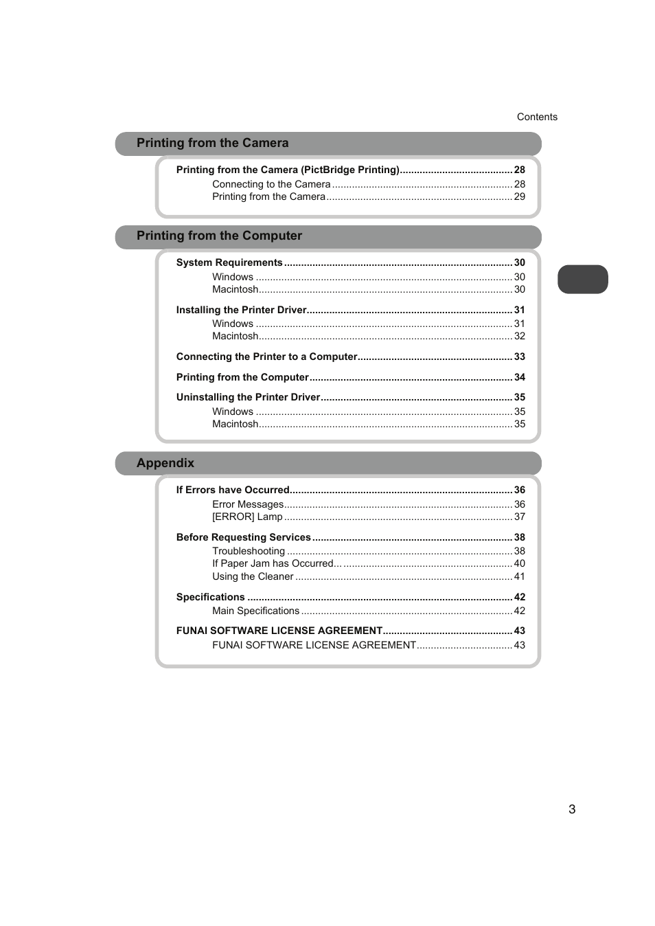 FUNAI FDP-100 User Manual | Page 3 / 45
