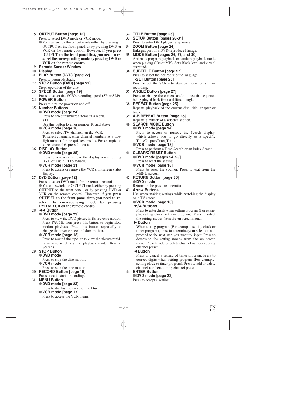 FUNAI DVC860D User Manual | Page 9 / 44