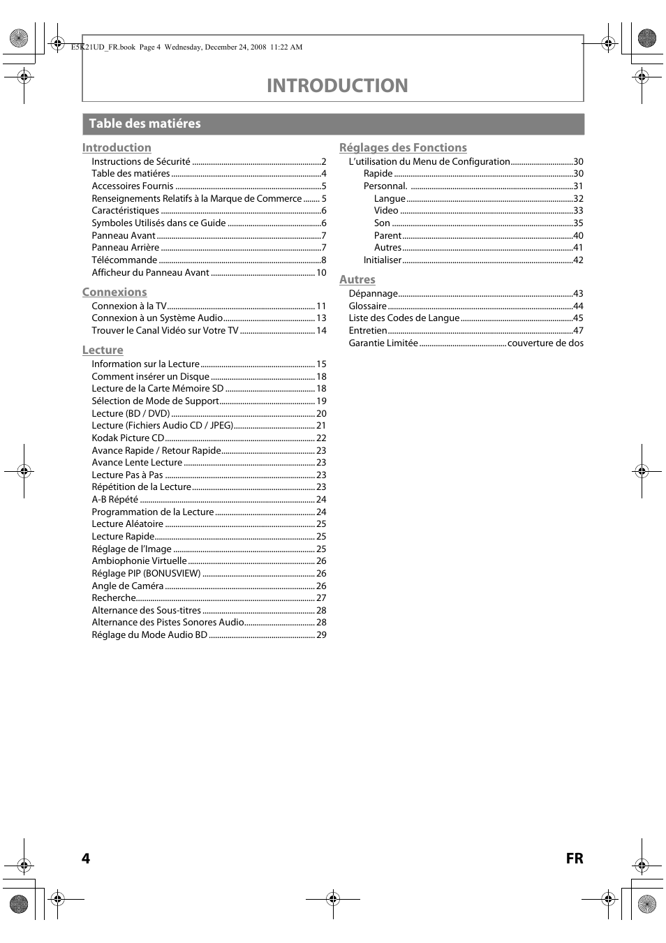 Introduction | FUNAI Blu-ray NB531MGX User Manual | Page 56 / 150
