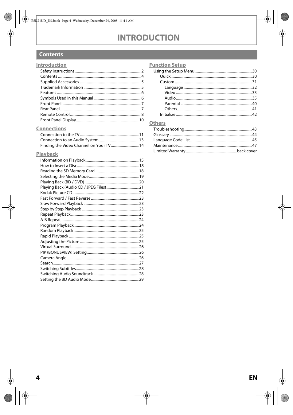 Introduction | FUNAI Blu-ray NB531MGX User Manual | Page 6 / 150