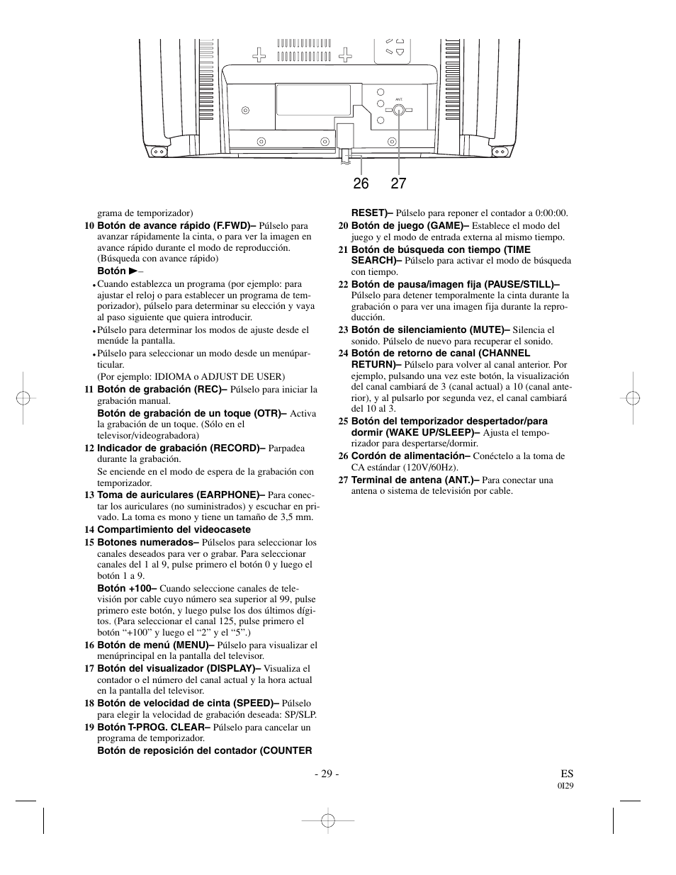 FUNAI F319CC User Manual | Page 29 / 32