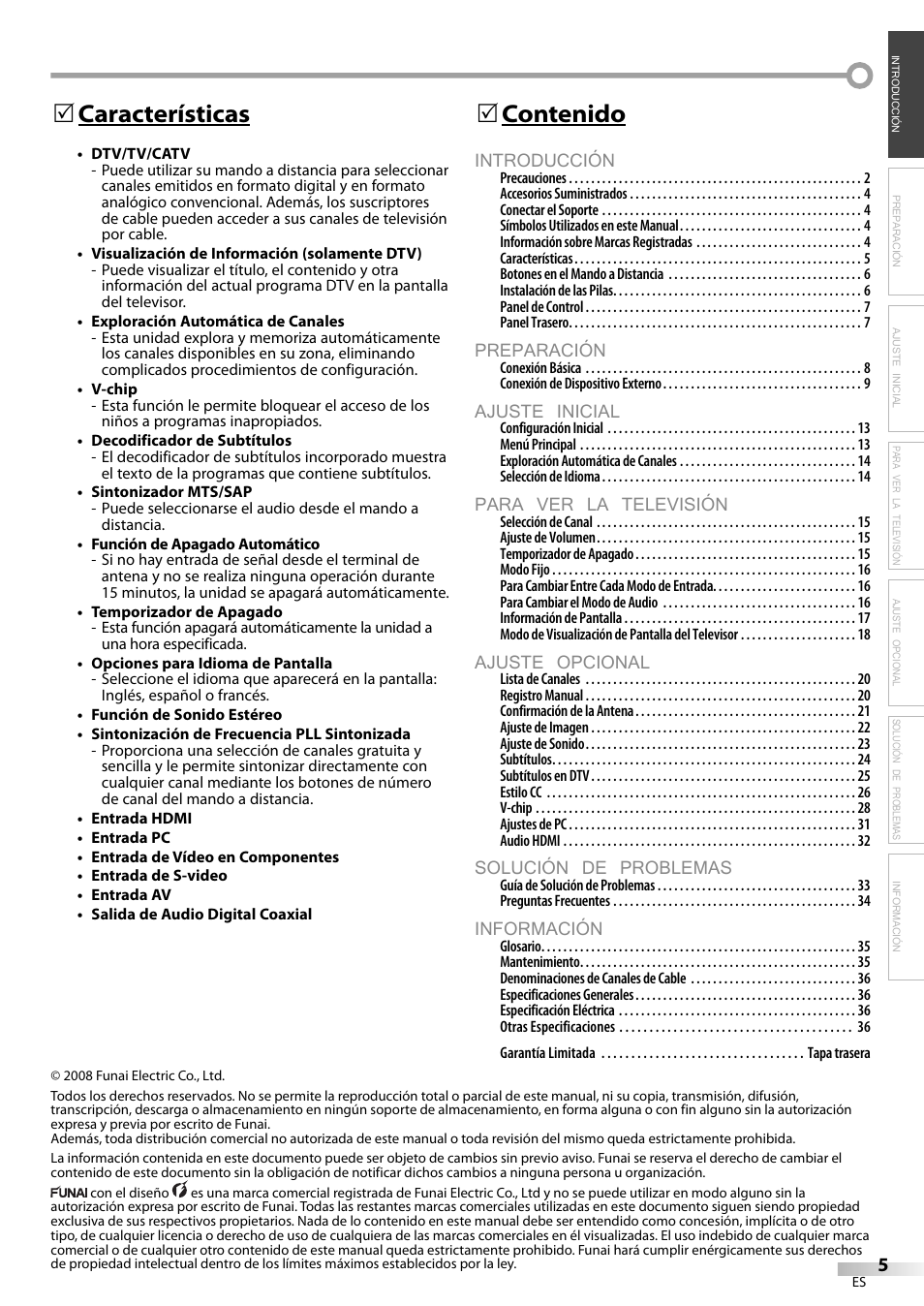 FUNAI LC225SL9 User Manual | Page 43 / 76