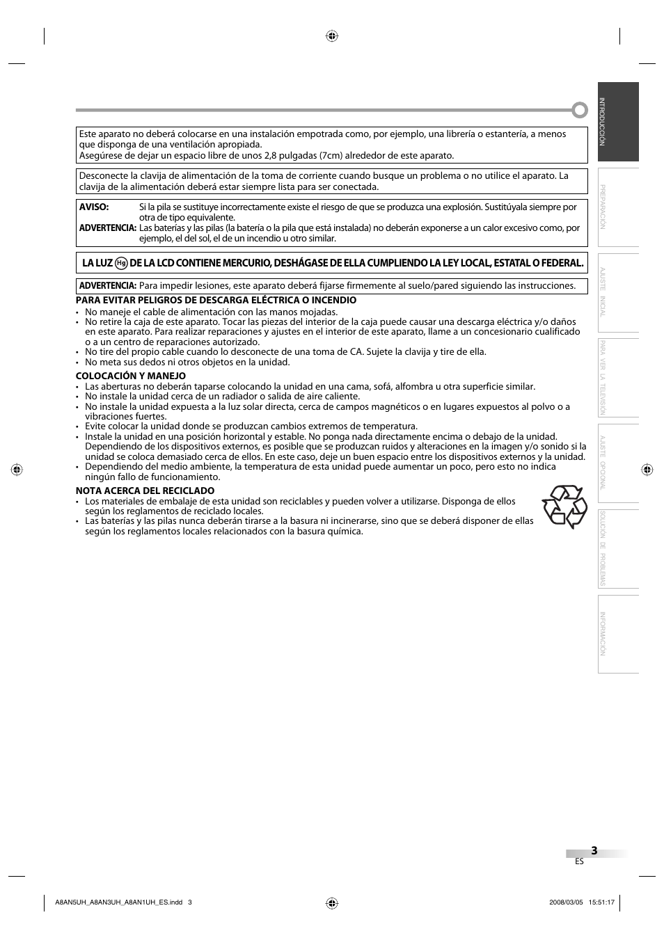 FUNAI LC195EM9 B User Manual | Page 39 / 72