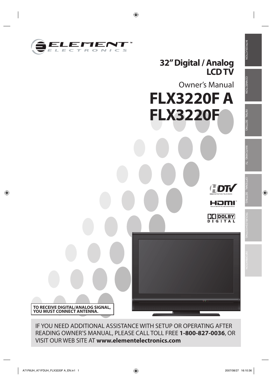 FUNAI FLX3220F User Manual | 72 pages