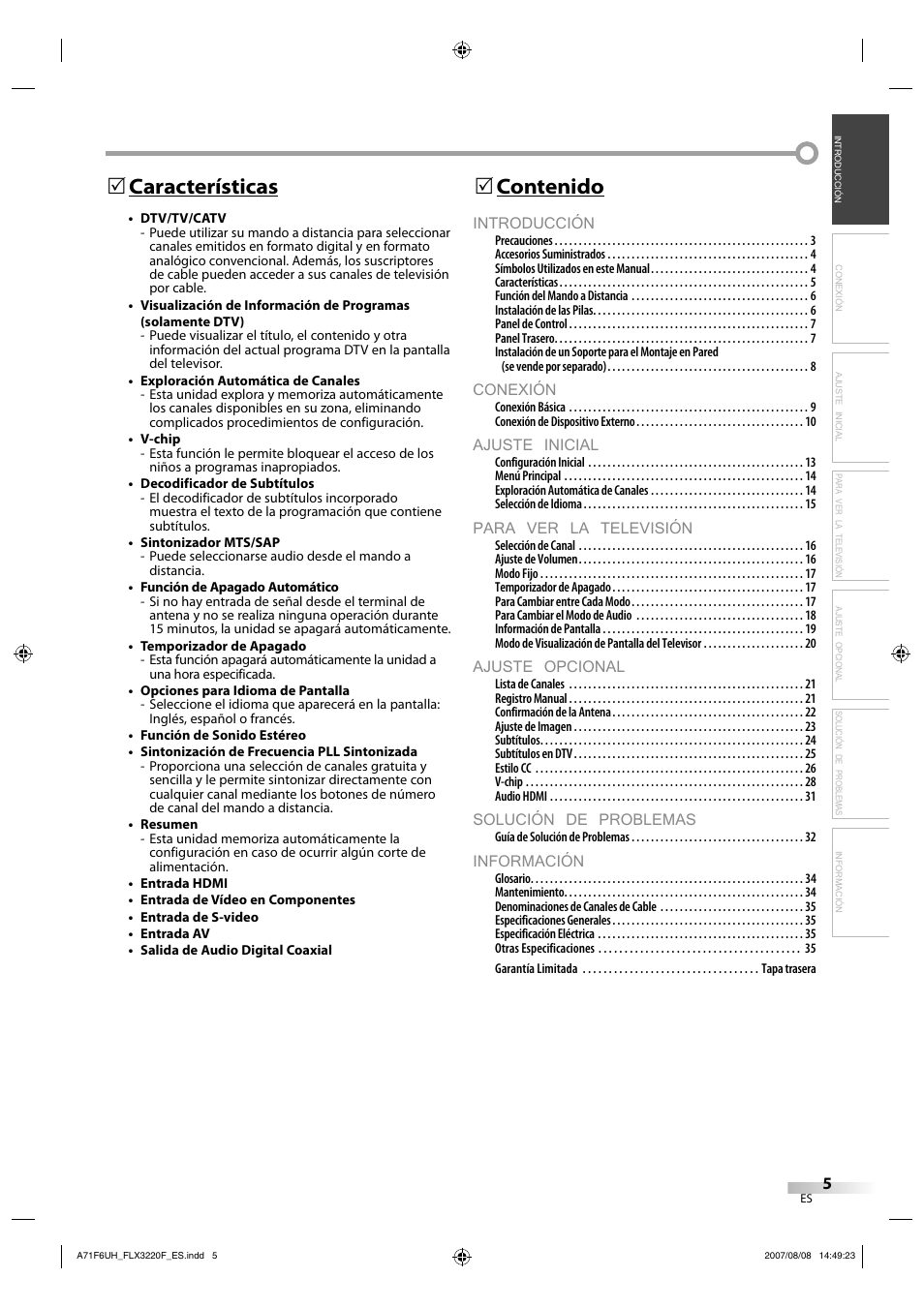 FUNAI FLX3220F User Manual | Page 41 / 72