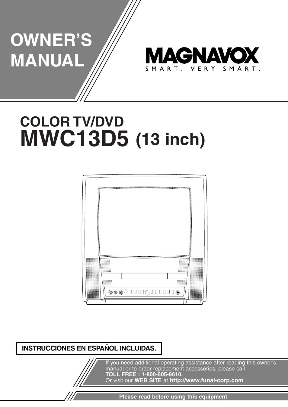 FUNAI MWC13D5df User Manual | 40 pages