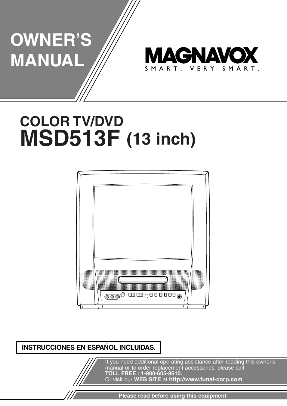 FUNAI MSD513F User Manual | 40 pages