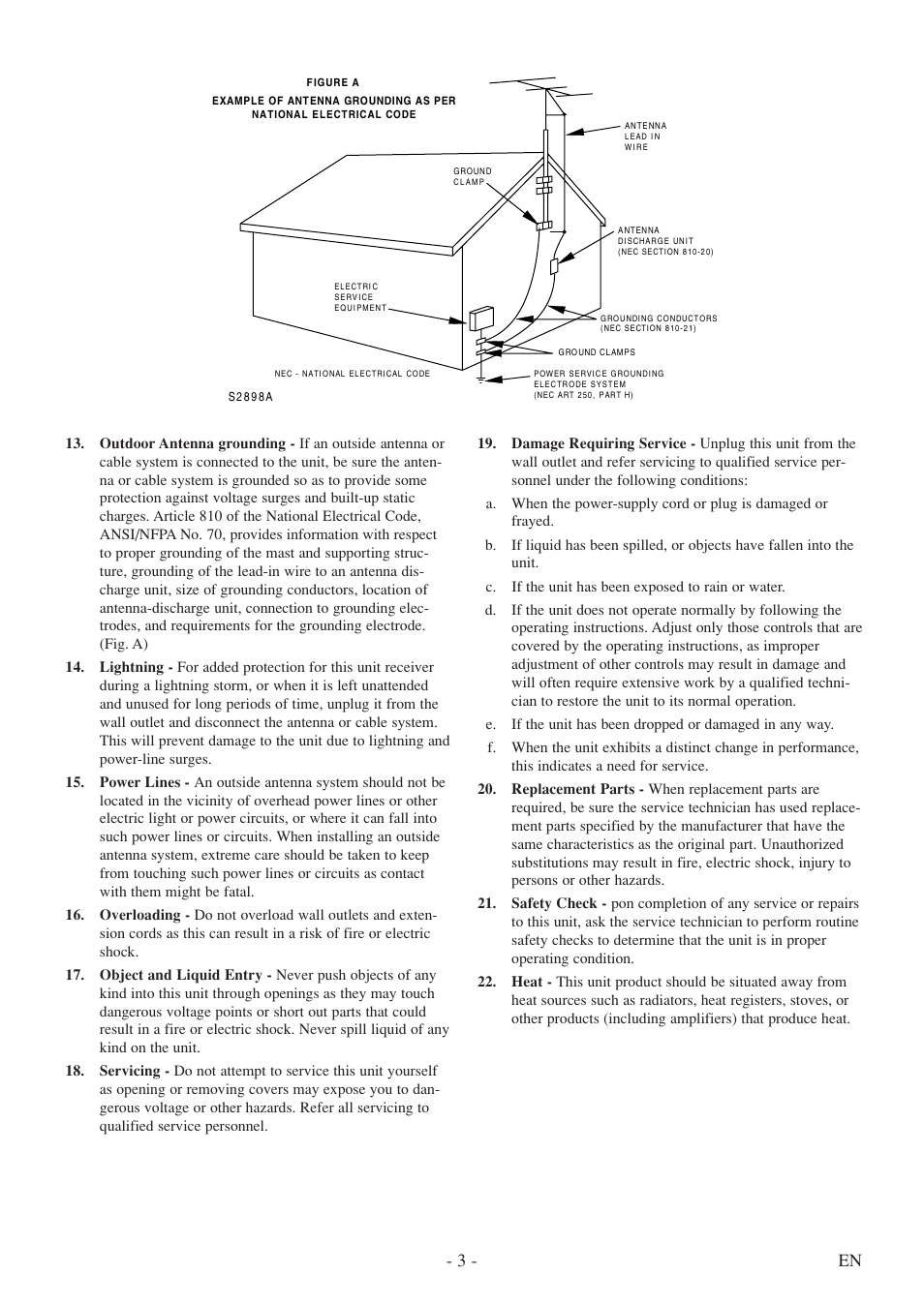 3 - en | FUNAI MSD513F User Manual | Page 3 / 40