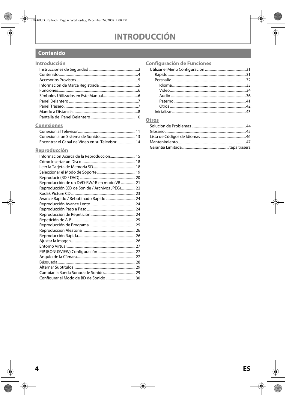 Introducción | FUNAI Blu-ray NB530SLX User Manual | Page 106 / 150