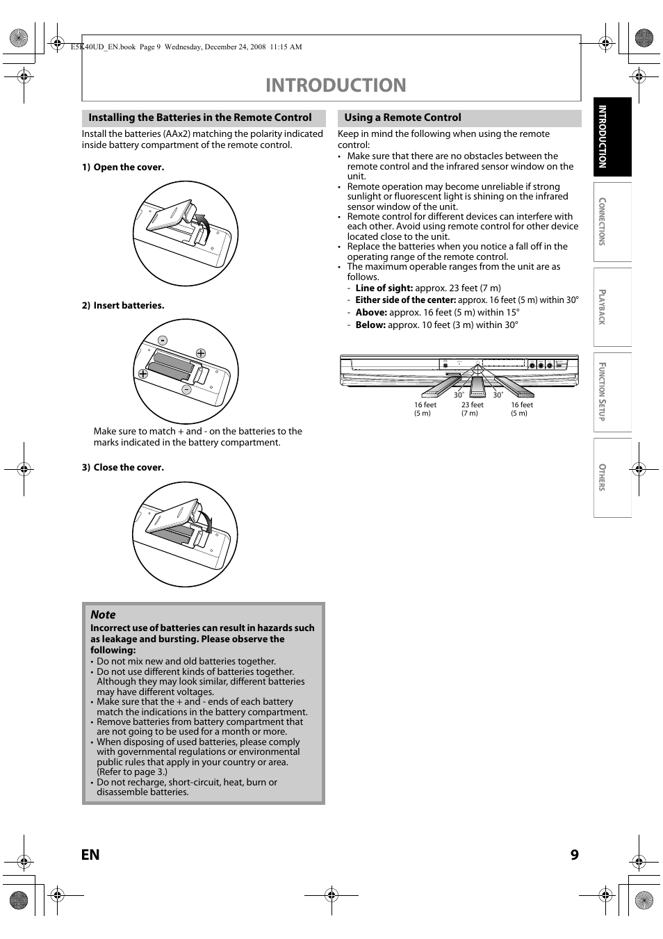 Introduction | FUNAI Blu-ray NB530SLX User Manual | Page 11 / 150
