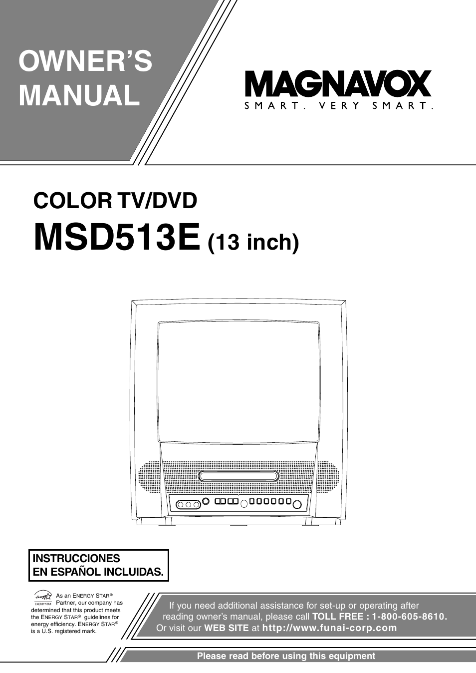 FUNAI MSD513E User Manual | 40 pages