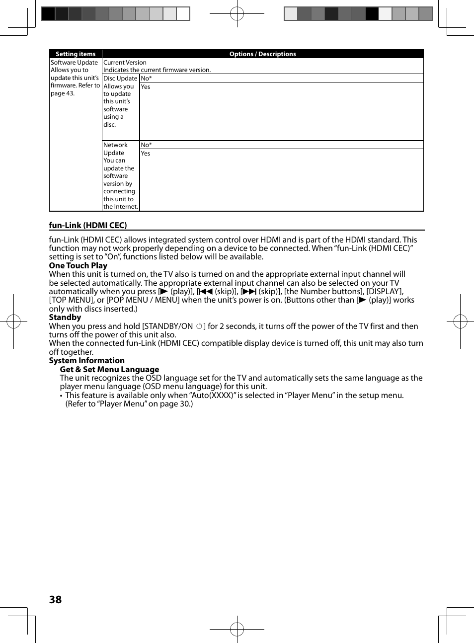 FUNAI MBP5130/F7 User Manual | Page 38 / 52