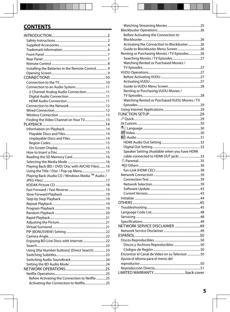 FUNAI MBP5130/F7 User Manual | Page 5 / 52