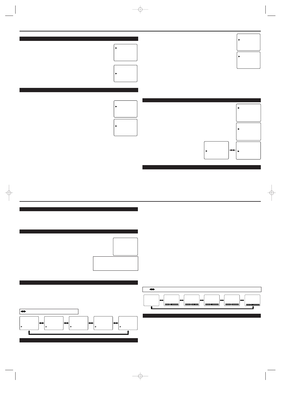 Setup, Preparation for use, Operations | FUNAI ST27S3 User Manual | Page 3 / 4