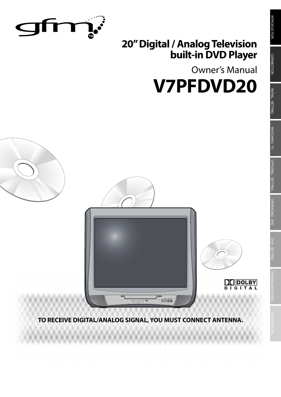 FUNAI V7PFDVD20 User Manual | 44 pages