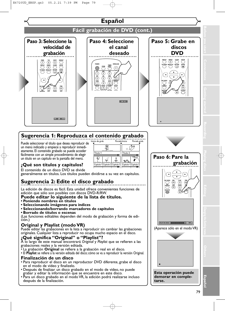 FUNAI EWR10D5 User Manual | Page 81 / 82