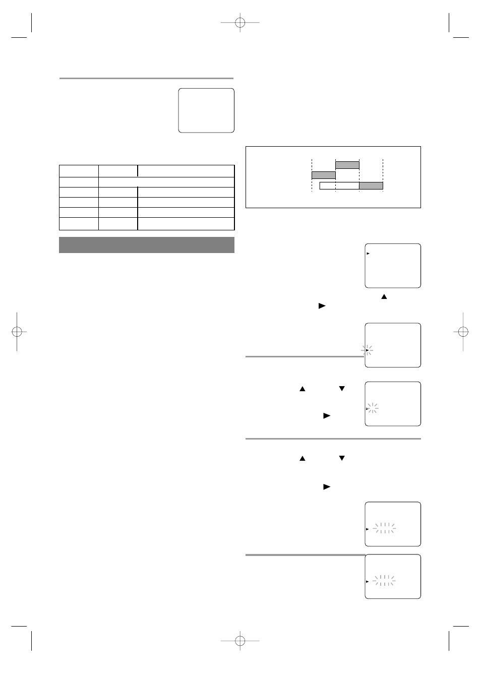 Timer recording, 21 - en, The program with an earlier start has priority | For once recording, Tv/vcr power must be turn on to program it, Begin otr, Select “timer program- ming, Select your desired program position (1~8), Set the channel number, Select once, every day or weekly recording | FUNAI F313CB User Manual | Page 21 / 32