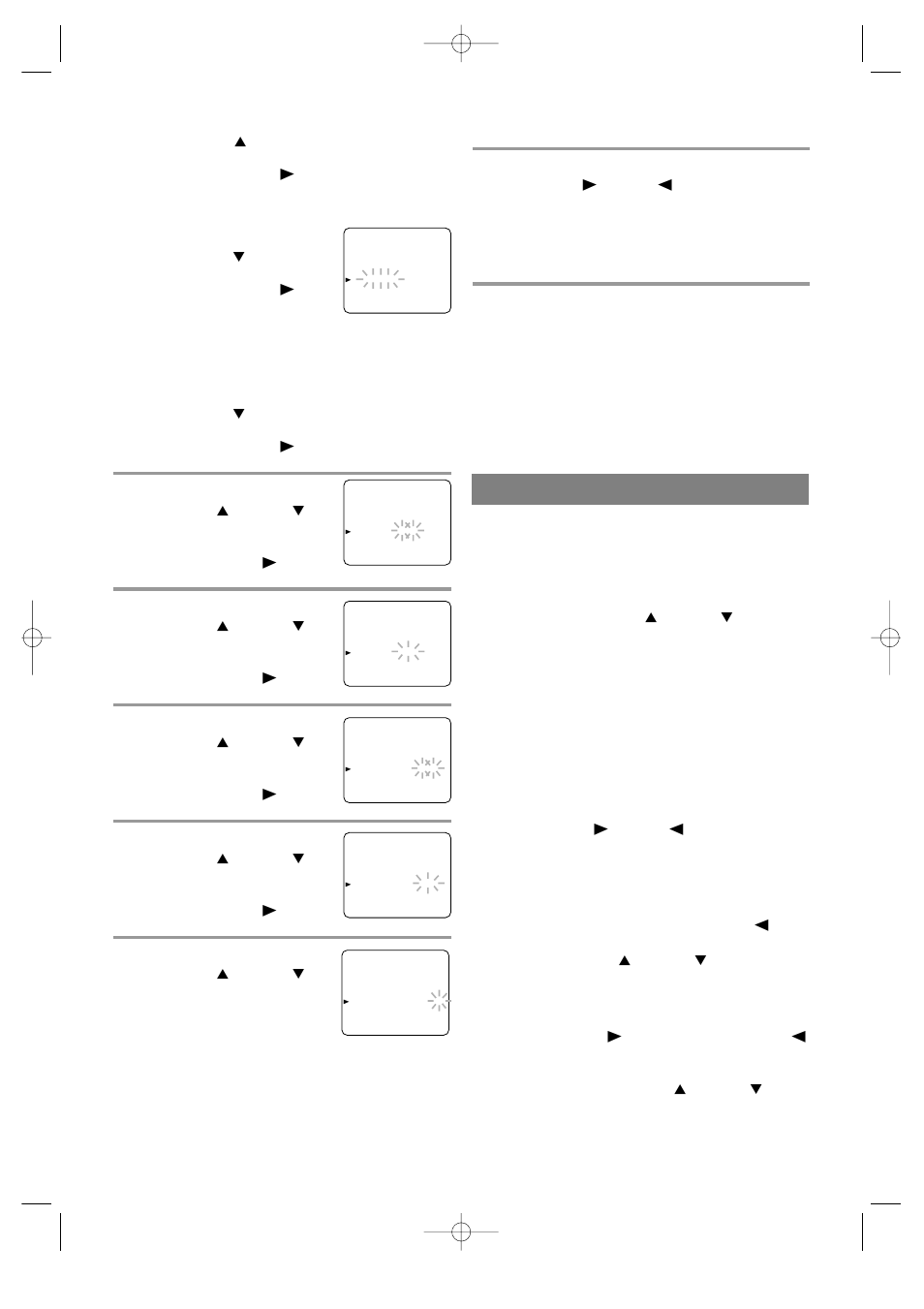 Timer program extension, 22 - en, Set beginning hour | Set beginning minute, Set end hour, Set end minute, Set the tape speed, Finish setting the program, Set the timer, 9i03 | FUNAI F313CB User Manual | Page 22 / 32