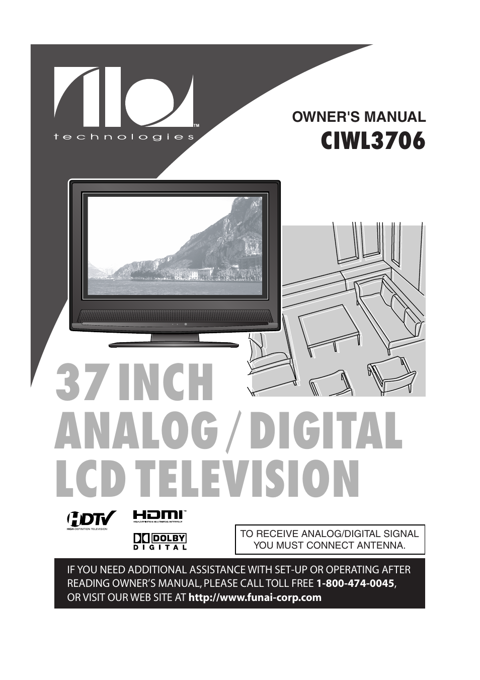 FUNAI CIWL3706 User Manual | 36 pages