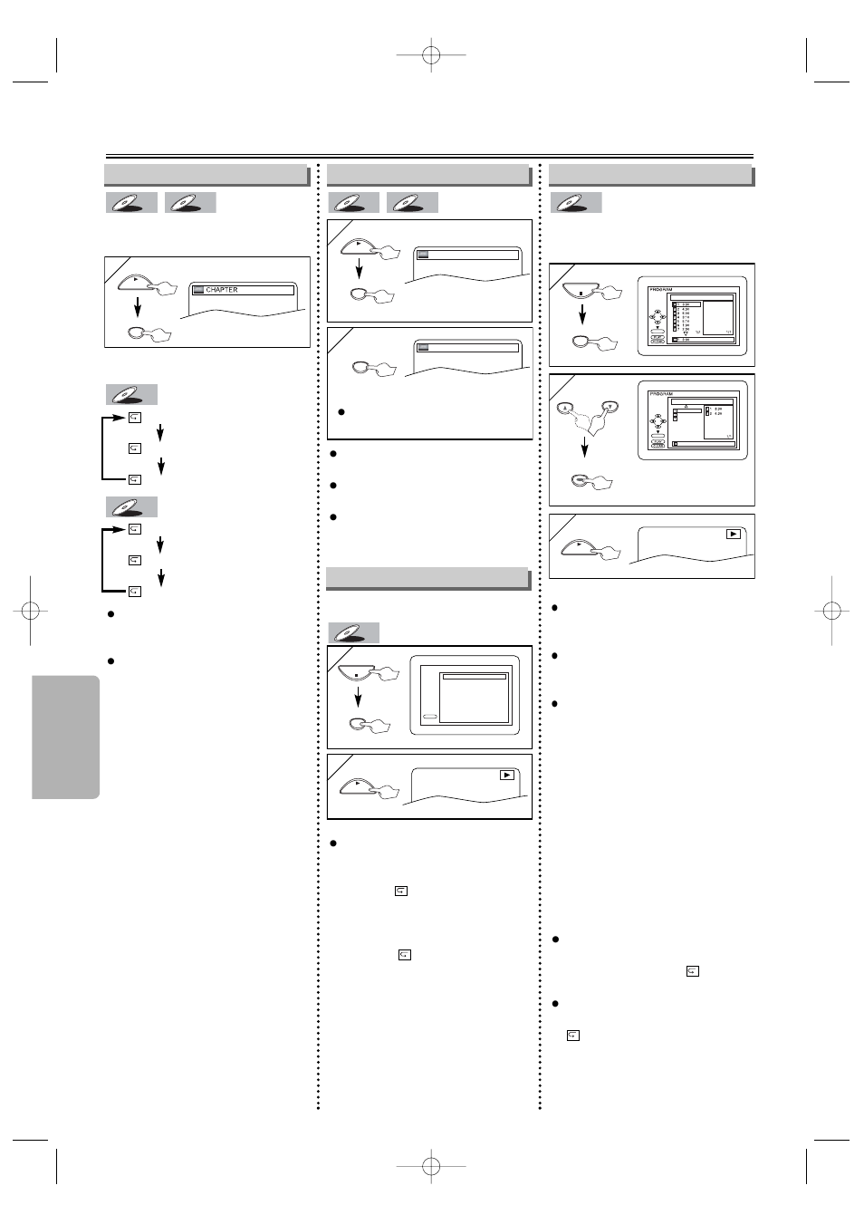 Repeat / random / programmed playback, Functions, Random playback | FUNAI MSD124 User Manual | Page 12 / 20