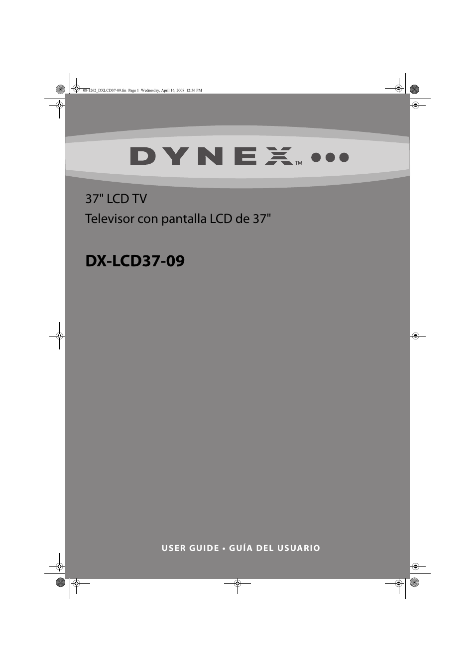 FUNAI DX-LCD37-09 User Manual | 64 pages