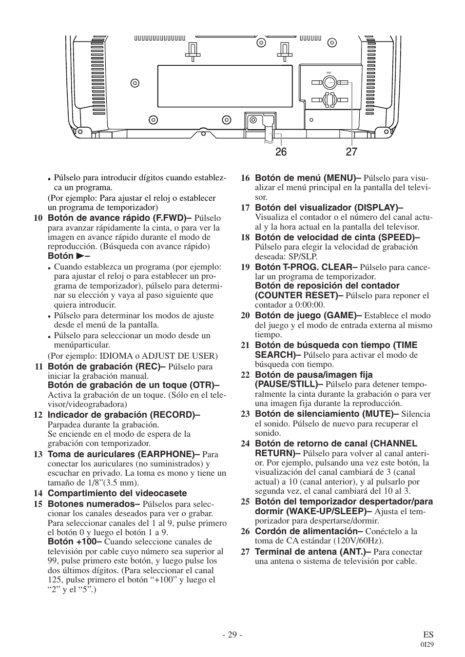 FUNAI EC313E User Manual | Page 29 / 32