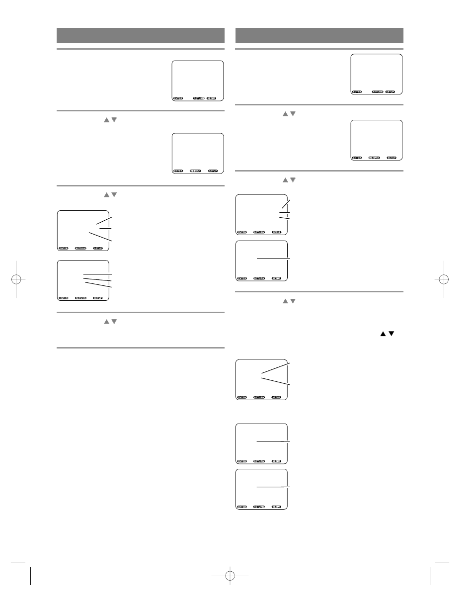 Video settings, Audio settings, 30 - en | The setup screen will appear | FUNAI 6513DA User Manual | Page 30 / 44