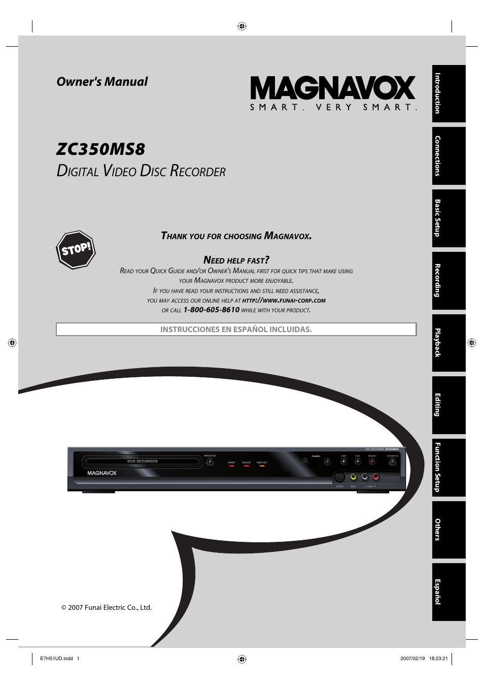 FUNAI ZC350MS8 User Manual | 102 pages