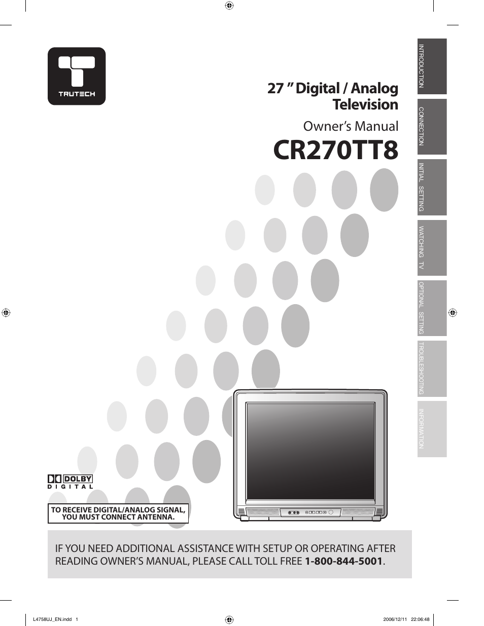 FUNAI CR270TT8 User Manual | 56 pages