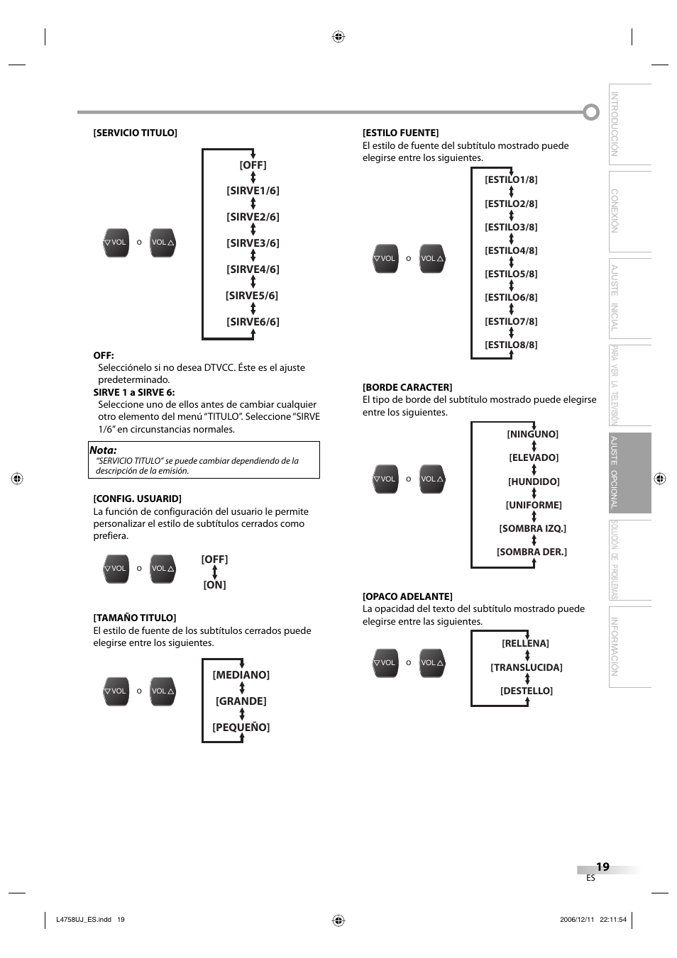 Solución de problemas información | FUNAI CR270TT8 User Manual | Page 47 / 56