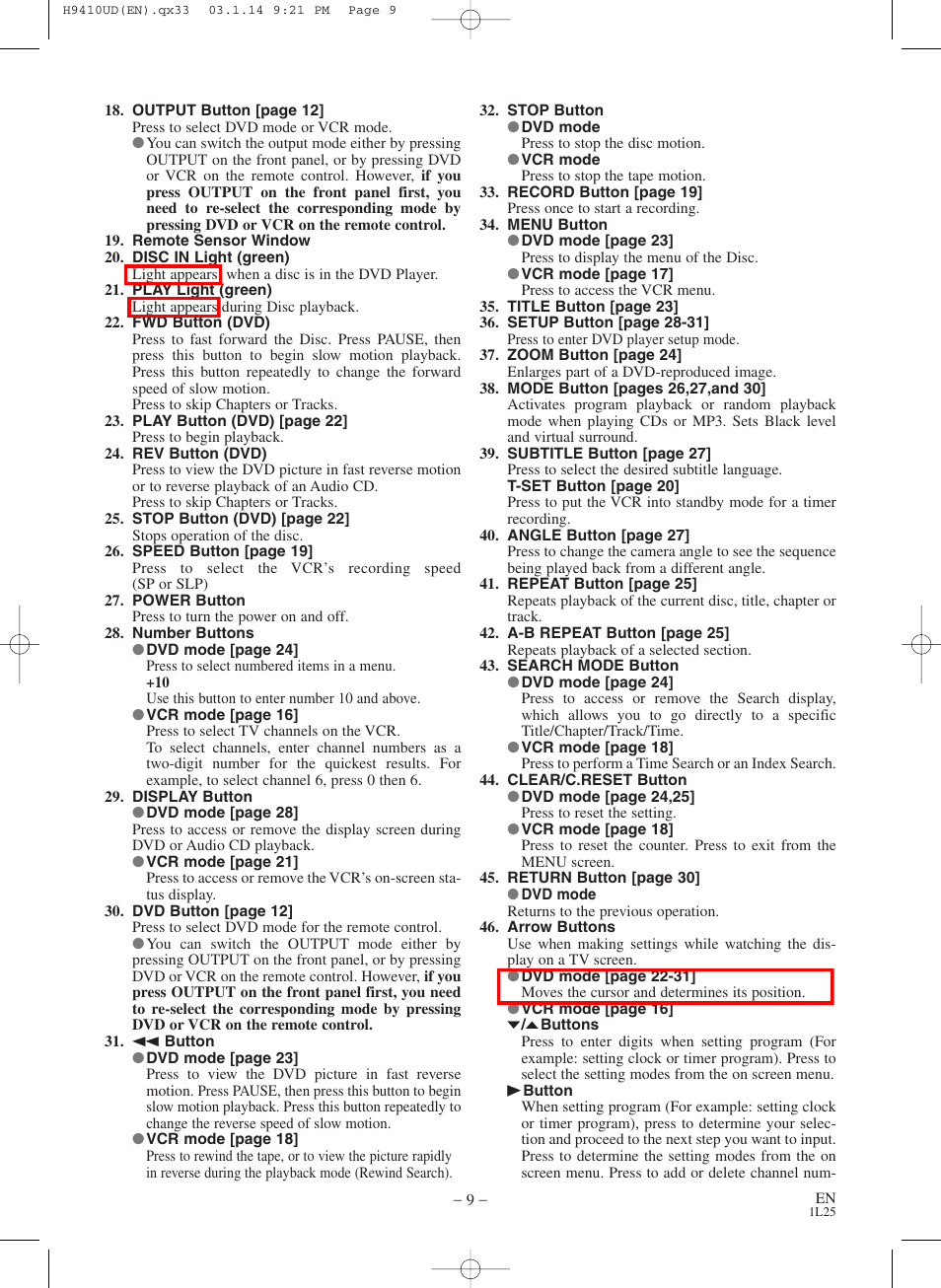 FUNAI Emerson EWD2203 User Manual | Page 9 / 44
