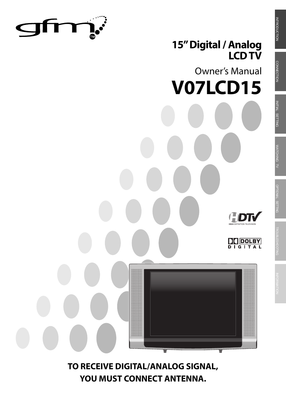 FUNAI V07LCD15 User Manual | 28 pages