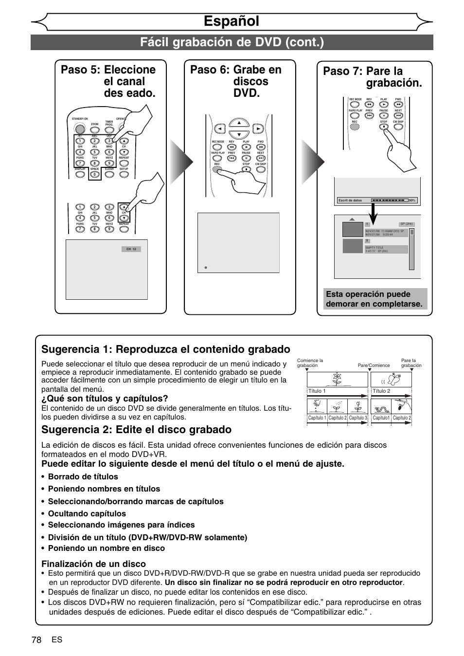 FUNAI SV2000 WV10D6 User Manual | Page 78 / 82