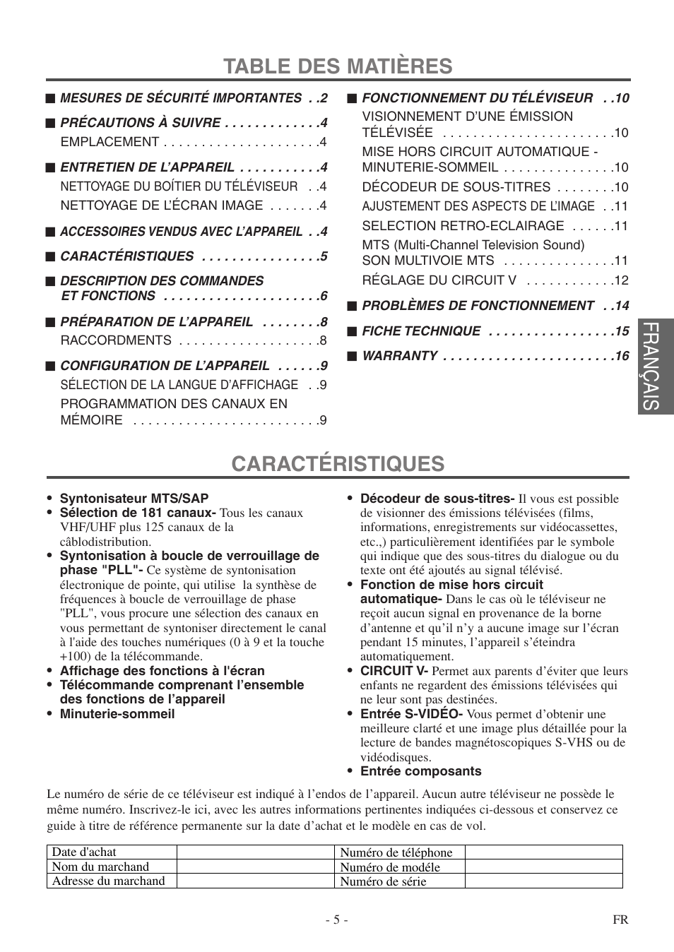 FUNAI F20LCTE-A User Manual | Page 37 / 48