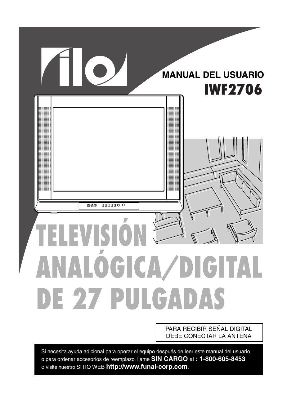 De 27 pulgadas, Iwf2706 | FUNAI IWF2706 User Manual | Page 39 / 76