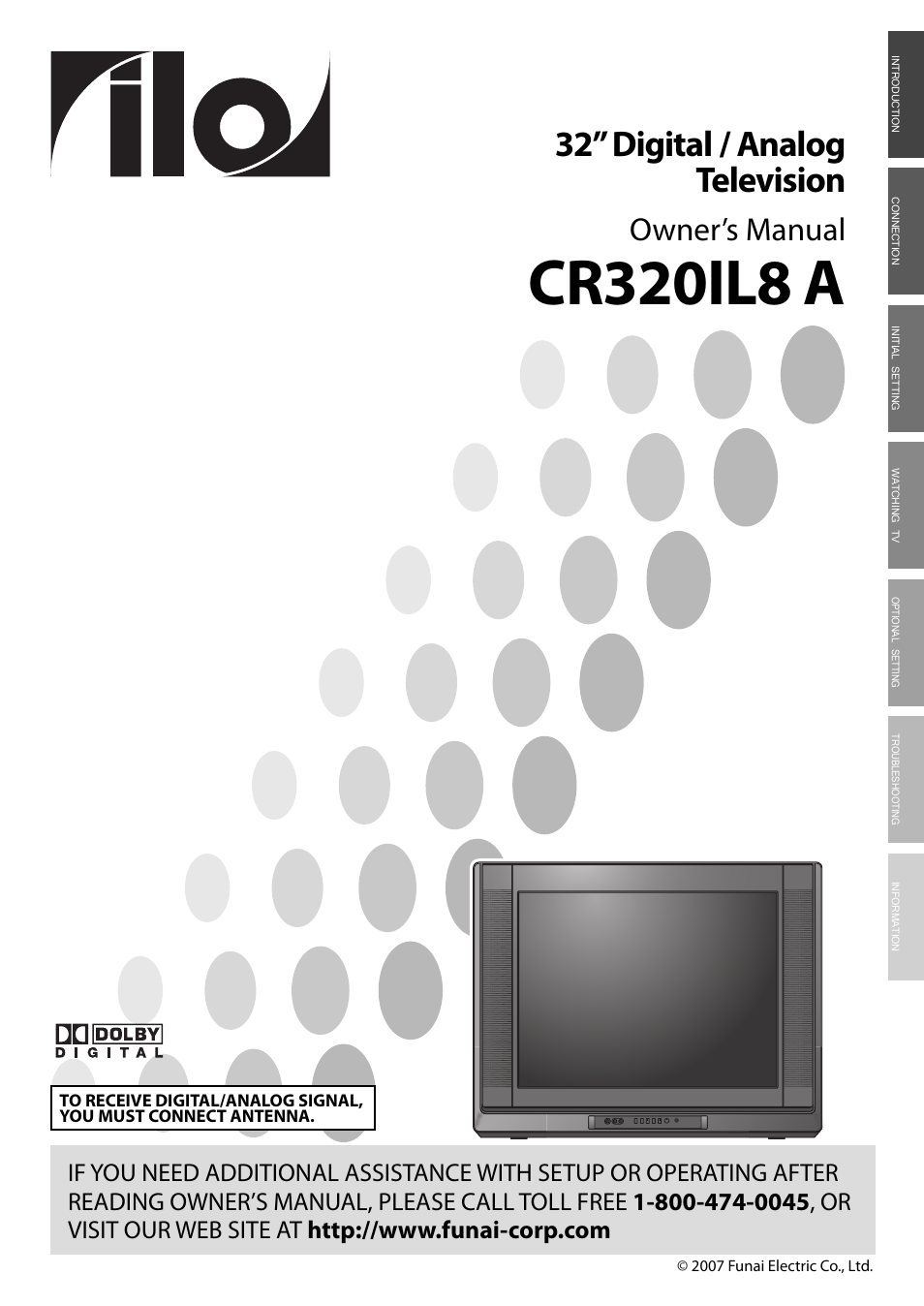 FUNAI CR320IL8 A User Manual | 52 pages