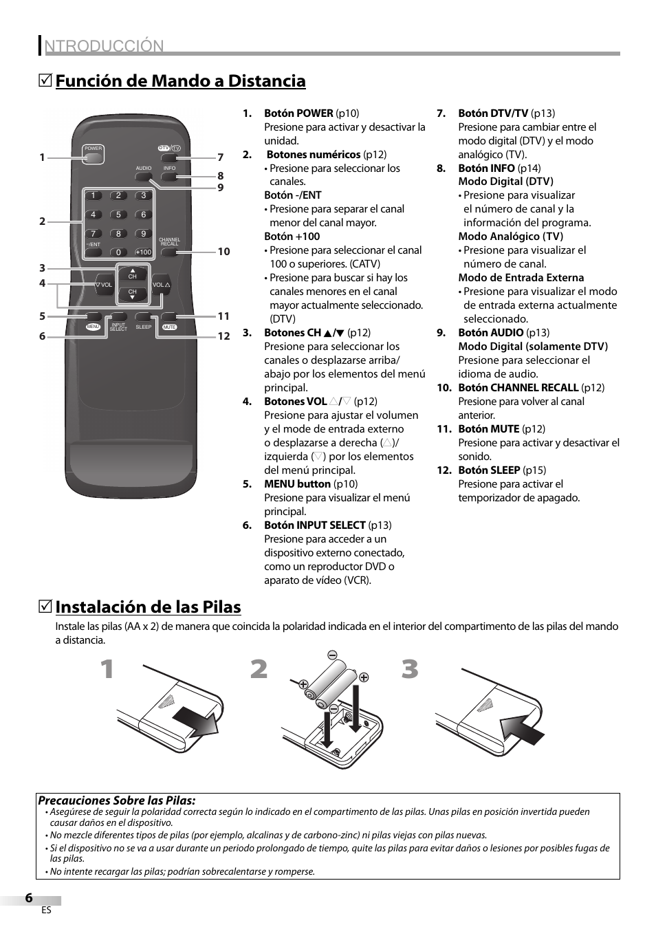 Ntroducción | FUNAI CR320IL8 A User Manual | Page 32 / 52