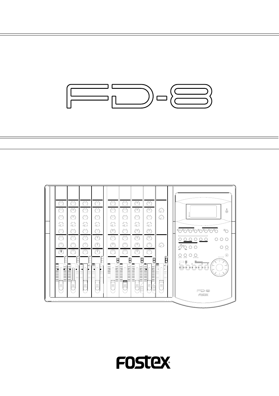 Fostex FD-8 User Manual | 121 pages