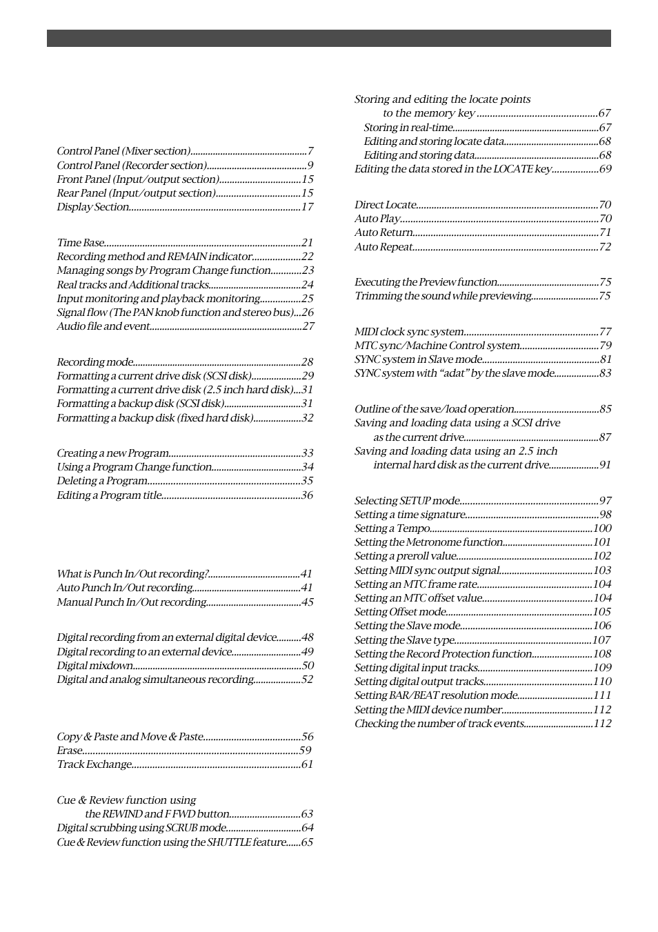 Fostex FD-8 User Manual | Page 3 / 121