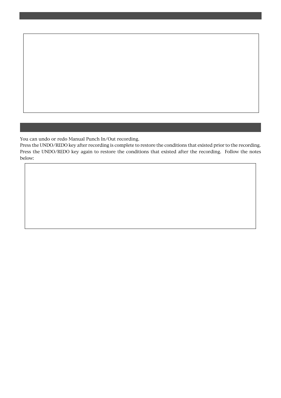 Undo/redo manual punch in/out recording | Fostex FD-8 User Manual | Page 45 / 121